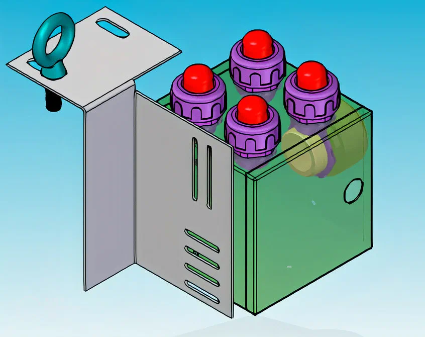 Cabinet-Mounted Fiber Distribution Box